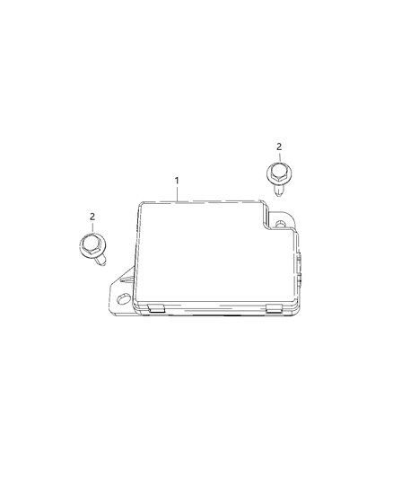 2020 Jeep Wrangler Modules, Body Diagram 2 - Thumbnail