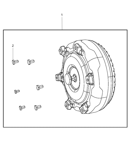 2020 Ram 3500 Cab Chassis Torque Converter Diagram 1 - Thumbnail