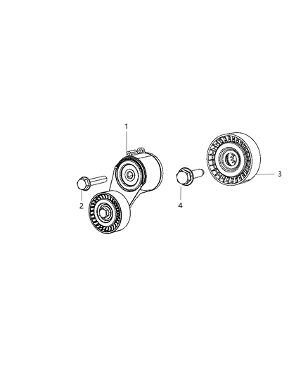 2013 Ram C/V Pulley & Related Parts Diagram 1 - Thumbnail