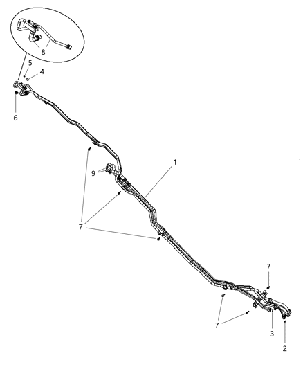 2009 Dodge Grand Caravan Fitting Quick Connect Diagram for 68068296AA