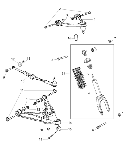 2016 Dodge Viper Suspension - Rear Diagram 2 - Thumbnail