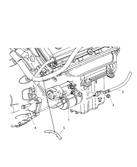 2005 Dodge Magnum Starter Diagram 3 - Thumbnail