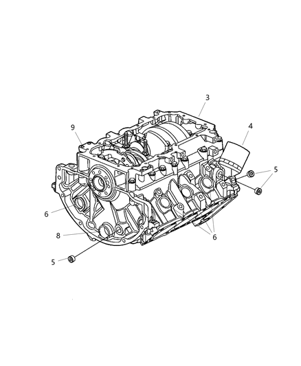 2003 Dodge Ram 3500 Cylinder Block Diagram 1 - Thumbnail