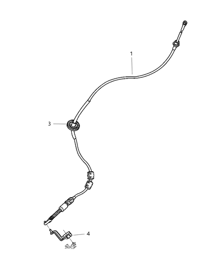 2002 Dodge Caravan Controls , Gearshift , Column Shaft Diagram 1 - Thumbnail