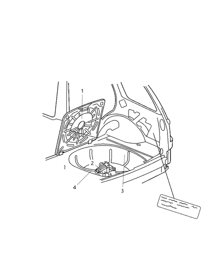 2021 Jeep Grand Cherokee Info Label Diagram for 68229416AA
