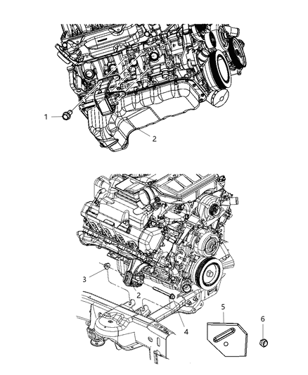 2012 Ram 1500 Engine Mounting Right Side Diagram 2 - Thumbnail