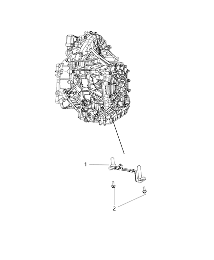 2017 Jeep Compass Sensors - Drivetrain Diagram 1 - Thumbnail