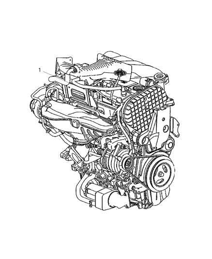 2004 Chrysler PT Cruiser I.D. Location Diagram 3 - Thumbnail