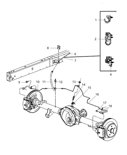 2011 Ram 3500 Bolt Axle Vent Diagram for 68004496AA