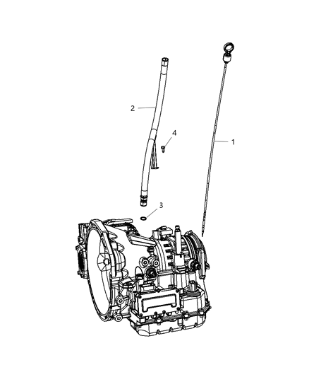 2017 Dodge Journey Dipstick Diagram for 4743916AB