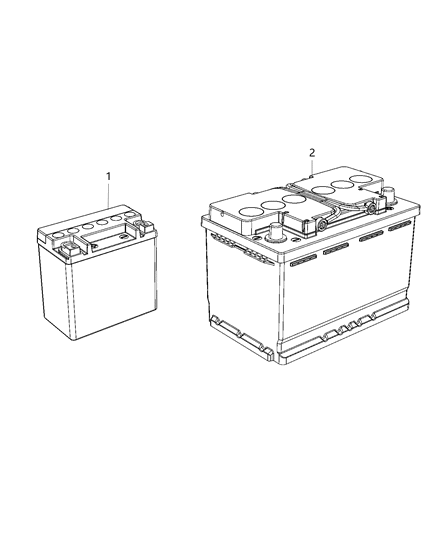 Battery Diagram for 56029758AB