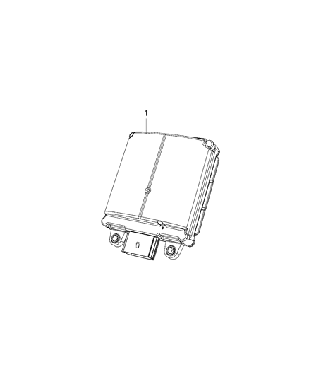 2020 Jeep Grand Cherokee Sensor Blind Spot Detection Diagram for 68418245AB