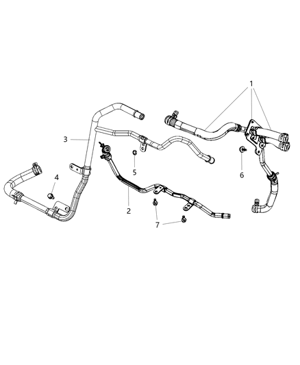 2011 Dodge Durango Heater Plumbing Diagram 1 - Thumbnail
