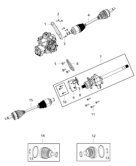 2013 Chrysler 300 Shaft - Drive Diagram 3 - Thumbnail