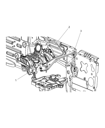 2007 Dodge Nitro Emission Vacuum Harness Diagram