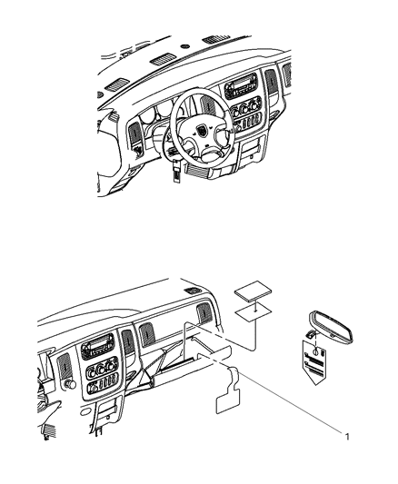 2008 Dodge Ram 3500 Cab Chassis Instrument Panel Diagram