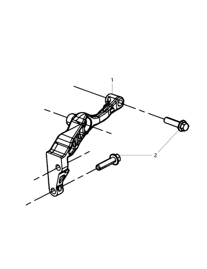 2019 Ram 3500 Pickup Mounting Support Diagram 1 - Thumbnail