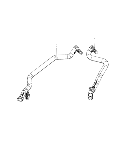 2019 Ram 3500 Pickup Heater Plumbing Diagram 2 - Thumbnail