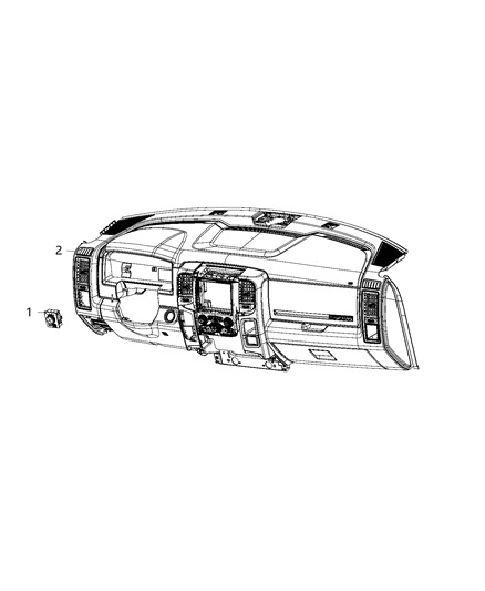 2020 Ram 1500 Classic Switches - Lighting Diagram 3 - Thumbnail