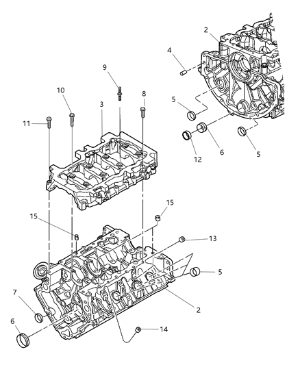 2005 Dodge Durango Cylinder Block Diagram 1 - Thumbnail