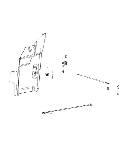 2013 Ram 5500 Lighting, Interior Diagram 1 - Thumbnail