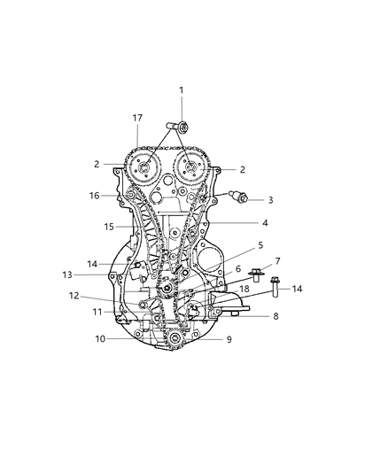 2008 Dodge Caliber Timing System Diagram 2 - Thumbnail
