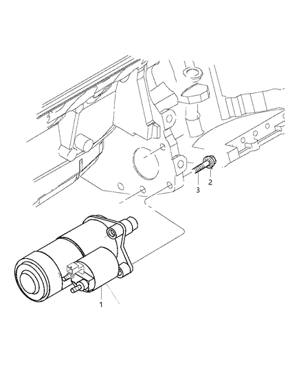 1998 Chrysler Sebring Convertible Starter - Engine Starter Motor Diagram