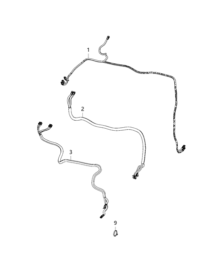 2021 Jeep Gladiator Wiring - Instrument Panel Diagram 2 - Thumbnail