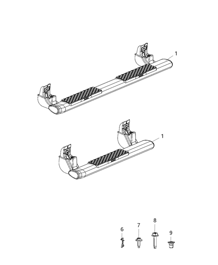 2019 Ram 3500 Cab Chassis Running Boards And Side Steps Diagram