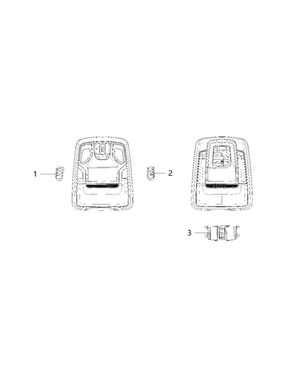 2020 Ram 5500 Switches - Console Diagram 2 - Thumbnail