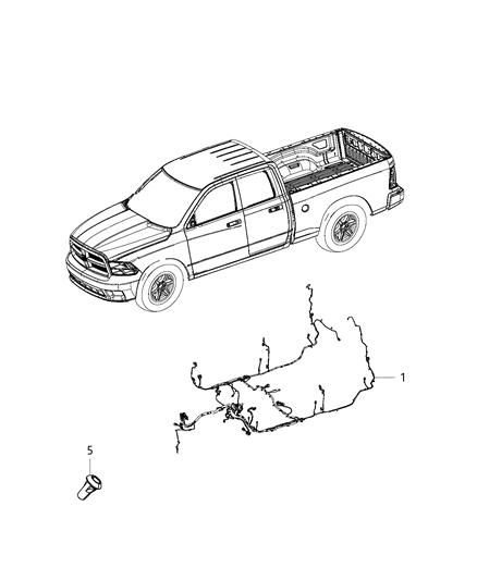 2015 Ram 3500 Cab Chassis Wiring - Body Diagram