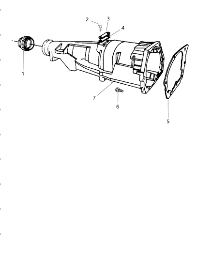 1999 Dodge Ram Wagon Case & Related Parts Diagram 3 - Thumbnail