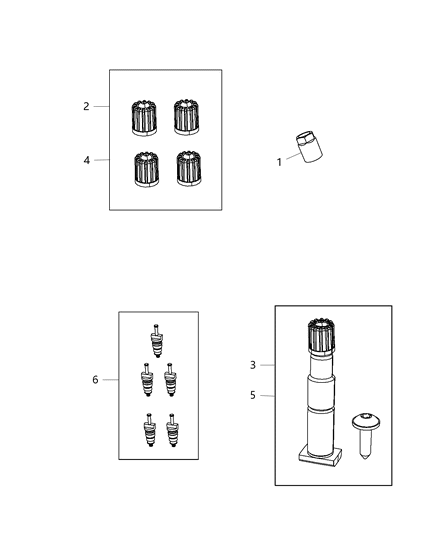 2016 Ram 3500 Pickup Tire Monitoring System Diagram