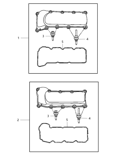2010 Jeep Commander Cylinder Head & Cover Diagram 1 - Thumbnail