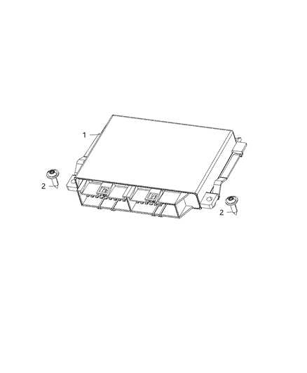 2020 Dodge Charger Modules, Body Diagram 16 - Thumbnail