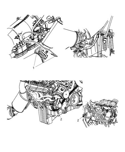 2009 Jeep Grand Cherokee Oxygen Sensors Diagram 1 - Thumbnail