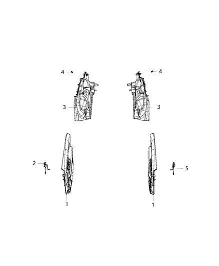 2019 Jeep Compass Lighting, Interior Diagram 1 - Thumbnail