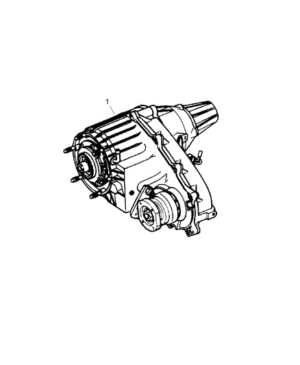 2005 Jeep Wrangler Transfer Case Diagram 2 - Thumbnail