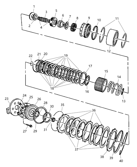 1999 Dodge Ram Wagon Clutch Diagram 2 - Thumbnail