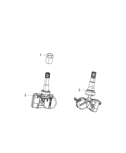 2020 Dodge Durango Sensors - Suspension & Steering Diagram 2 - Thumbnail