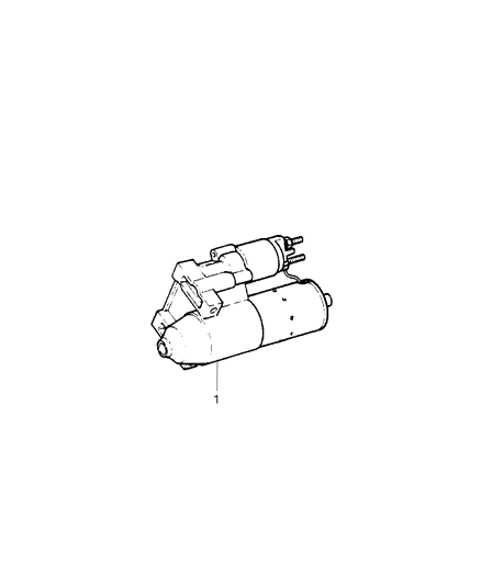1997 Jeep Cherokee Starter & Mounting Diagram 1 - Thumbnail
