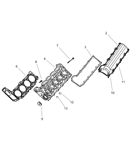 2006 Dodge Durango Cylinder Head Diagram 2 - Thumbnail