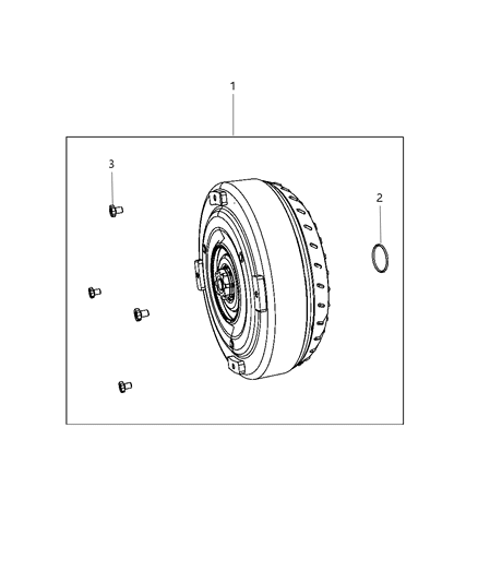 2011 Ram 3500 Cab Chassis Torque Converter Diagram 1 - Thumbnail