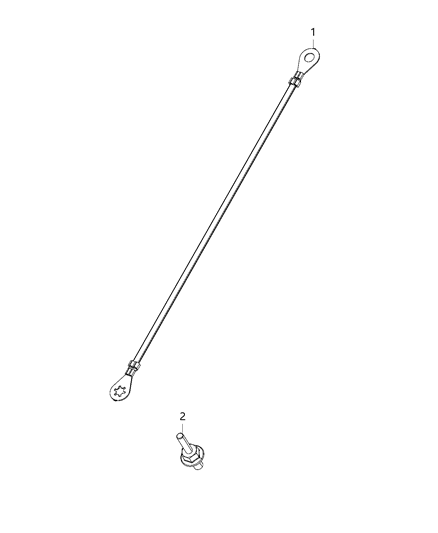 2021 Jeep Wrangler Straps, Ground Diagram 1 - Thumbnail
