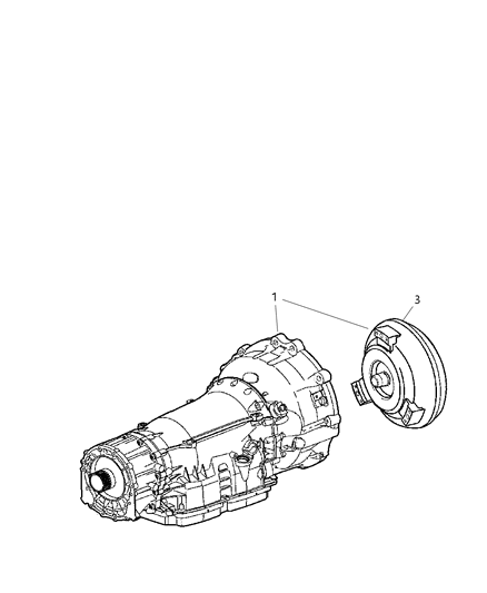 2007 Jeep Grand Cherokee Transmission Assembly Diagram 2 - Thumbnail