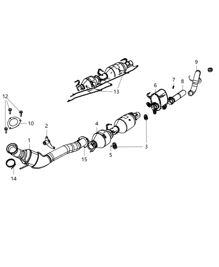 2010 Dodge Ram 2500 Exhaust System Diagram 2 - Thumbnail