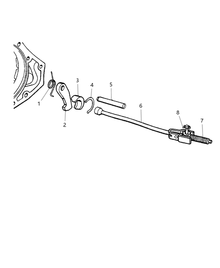 1997 Dodge Ram Van Parking Sprag Diagram 2 - Thumbnail