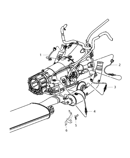2016 Jeep Grand Cherokee Oxygen Sensors Diagram 1 - Thumbnail