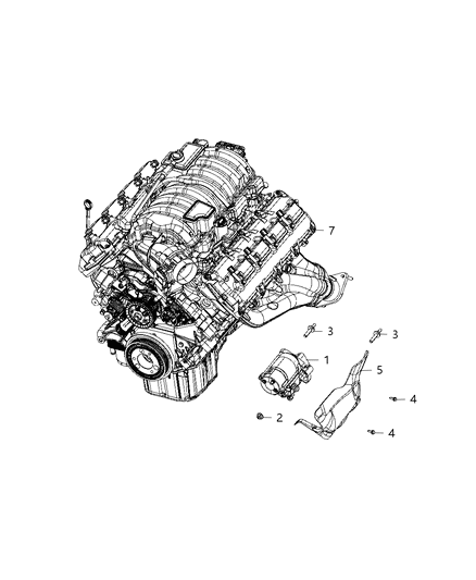 2020 Dodge Charger Starter & Related Parts Diagram 2 - Thumbnail