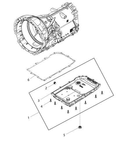 2016 Dodge Durango Oil Pan , Filter And Related Parts Diagram 2 - Thumbnail